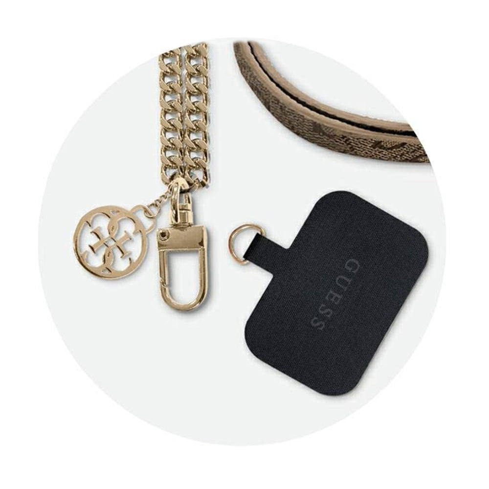 Cordón para Teléfono Guess 4G Chain CBDY, Marrón
