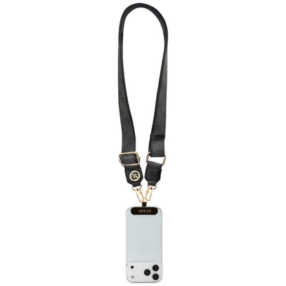 Cordón para Teléfono Guess 4G Strass Metal Logo, Negro