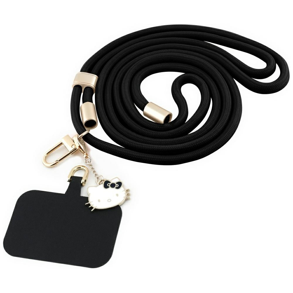 Cordón para teléfono Hello Kitty Crossbody, Negro