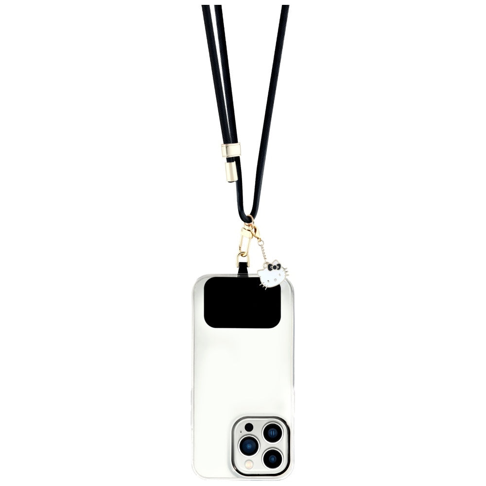Cordón para teléfono Hello Kitty Crossbody, Negro