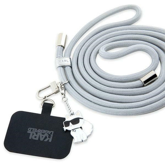 Cordón para Teléfono Karl Lagerfeld Choupette, Gris