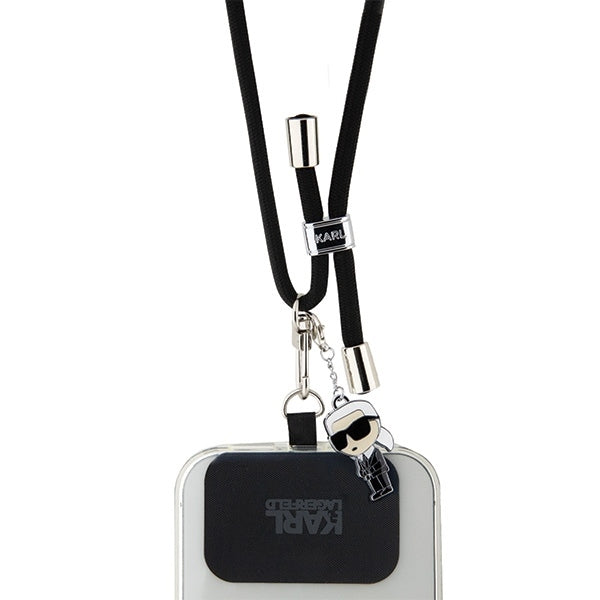 Cordón para Teléfono Karl Lagerfeld Ikonik Karl, Negro