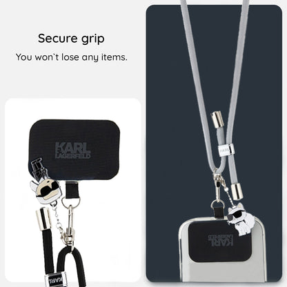 Cordón para Teléfono Karl Lagerfeld Ikonik Karl, Negro