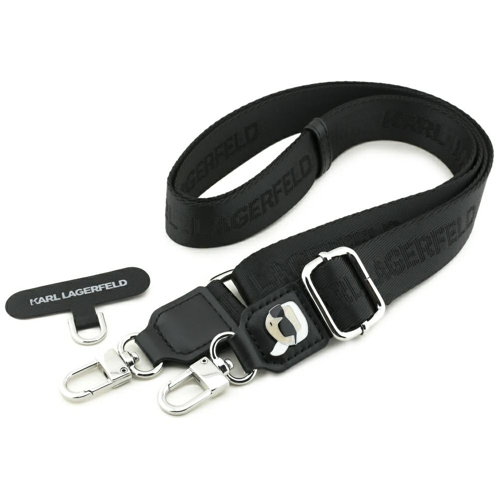 Cordón para Teléfono Karl Lagerfeld Karl Metal Logo, Negro