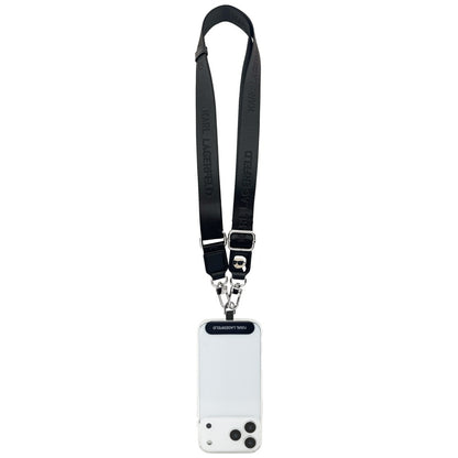 Cordón para Teléfono Karl Lagerfeld Karl Metal Logo, Negro