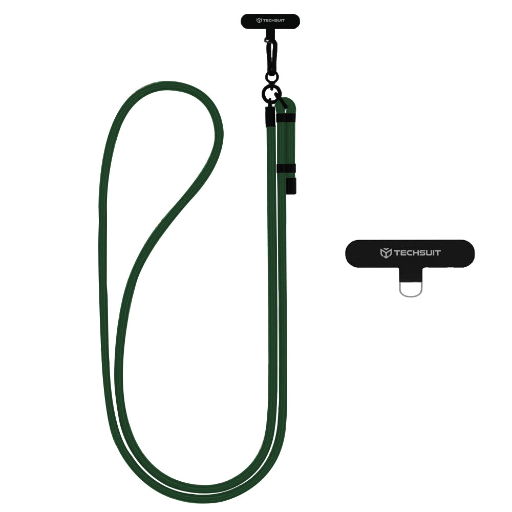Cordón para teléfono Techsuit RCS1-04, Verde Satinado