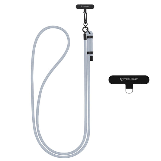 Cordón para teléfono Techsuit RCS1-18, Gris