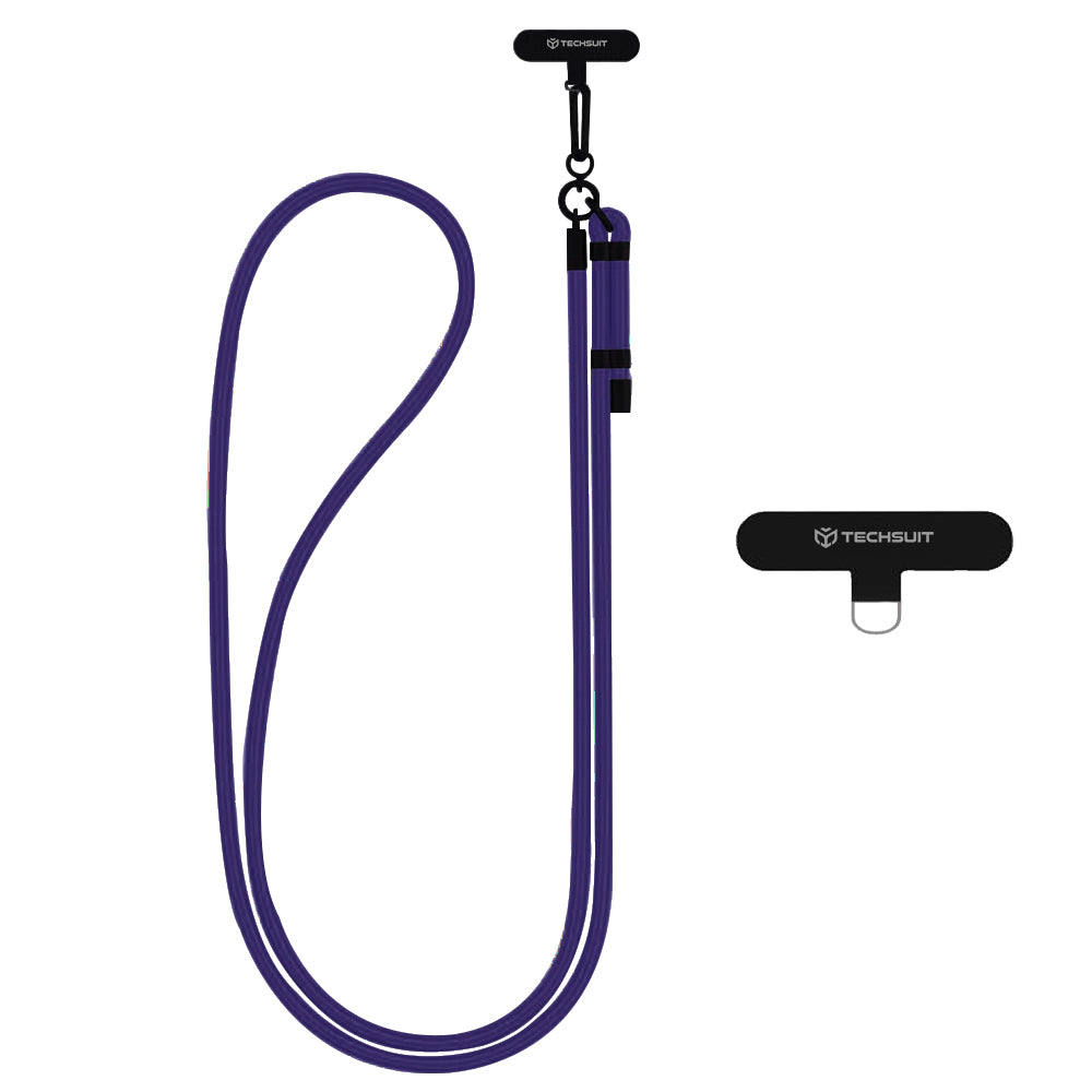 Cordón para teléfono Techsuit RCS1-71, Morado Oscuro