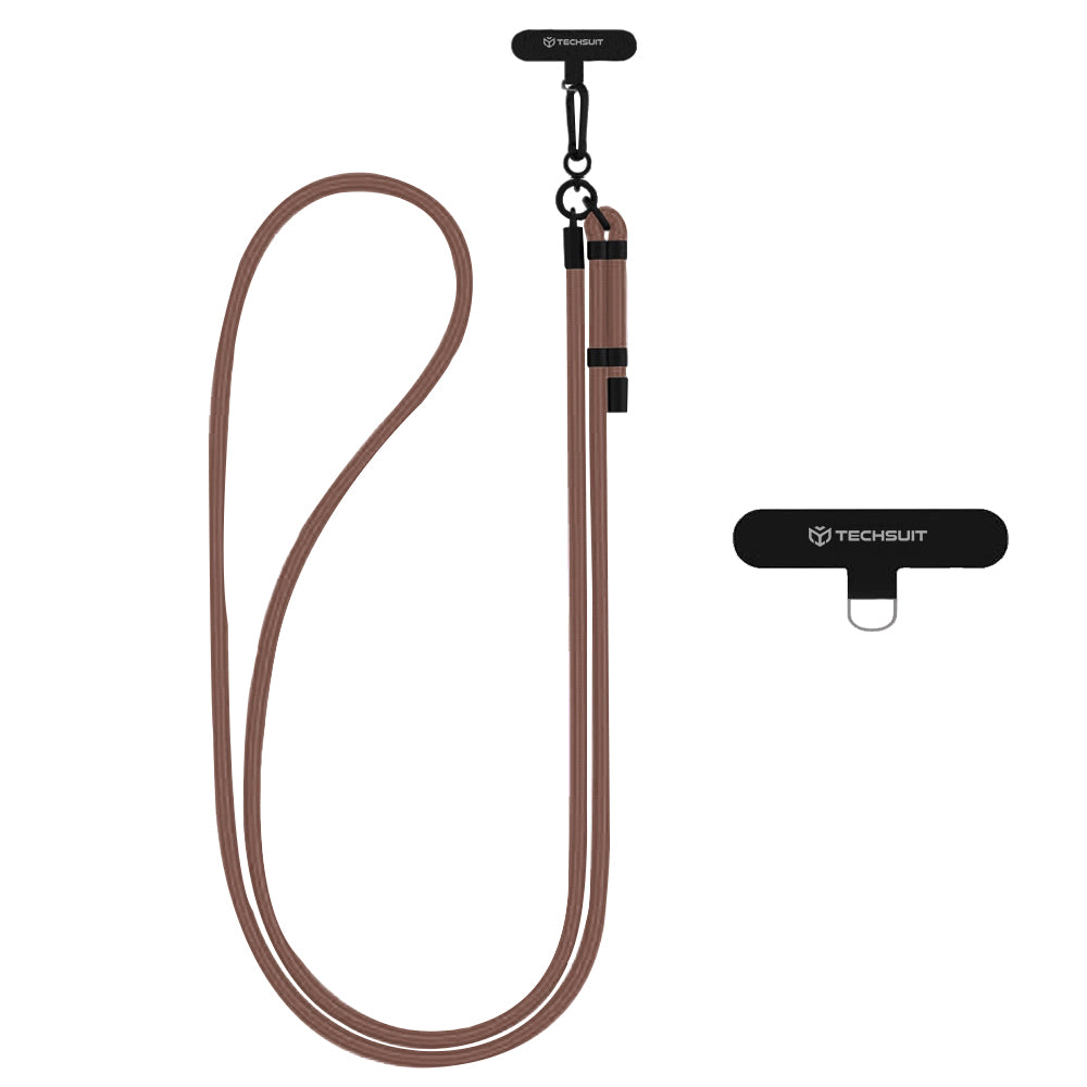 Cordón para teléfono Techsuit RCS1-72, Marrón