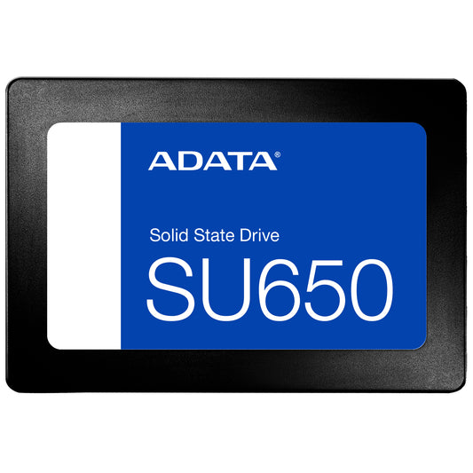 Unidad de estado sólido (SSD) Adata SU650, 2,5 pulgadas, 256 GB, SATA III ASU650SS-256GT-R 