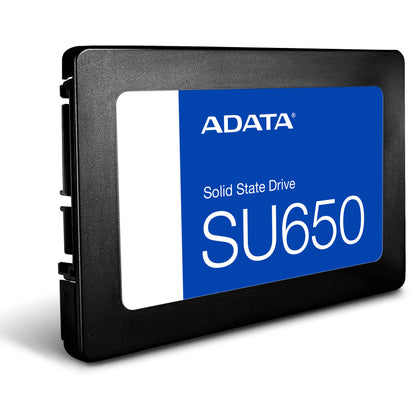 Unidad de estado sólido (SSD) Adata SU650, 2,5 pulgadas, 256 GB, SATA III ASU650SS-256GT-R 