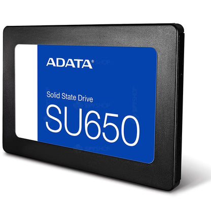 Unidad de Estado Sólido (SSD) Adata SU650, 512GB, 2.5 pulgadas, SATA III ASU650SS-512GT-R