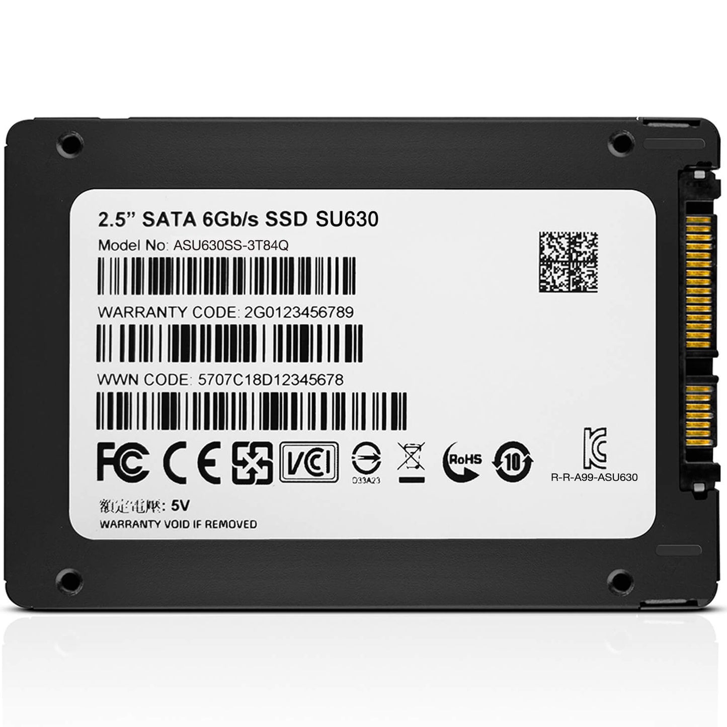 Unidad de estado sólido (SSD) Adata SU630, 2,5 pulgadas, 240 GB, SATA III ASU630SS-240GQ-R 