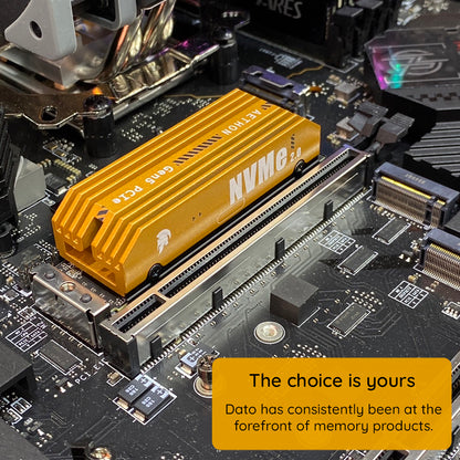 Solid State Drive (SSD) Dato Ares Aethon, NVME M.2, PCIe Gen5x4, 2TB, Negro ARSAT-2TB