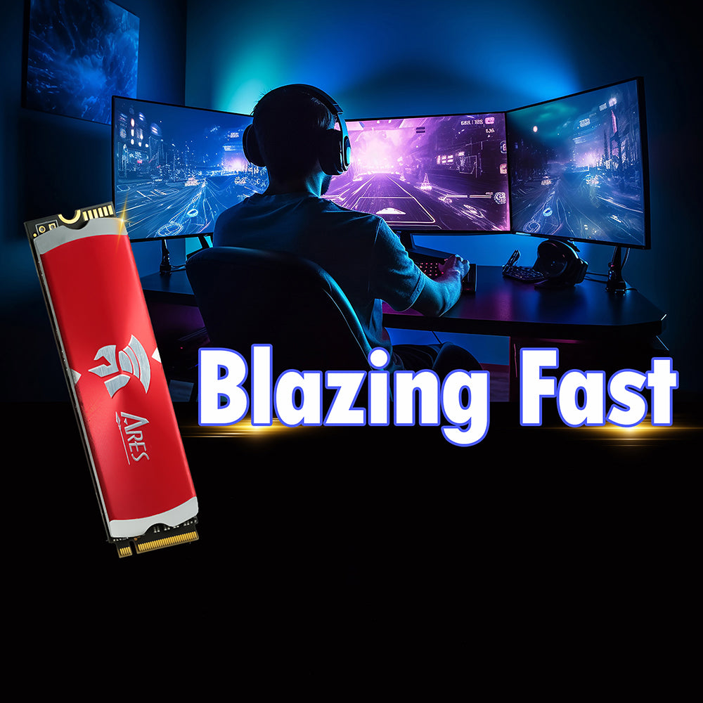 Solid State Drive (SSD) Dato Ares Dark Sword, NVME 1.4, PCIE Gen4x4, 1TB, Negro ARSDSK-1TB