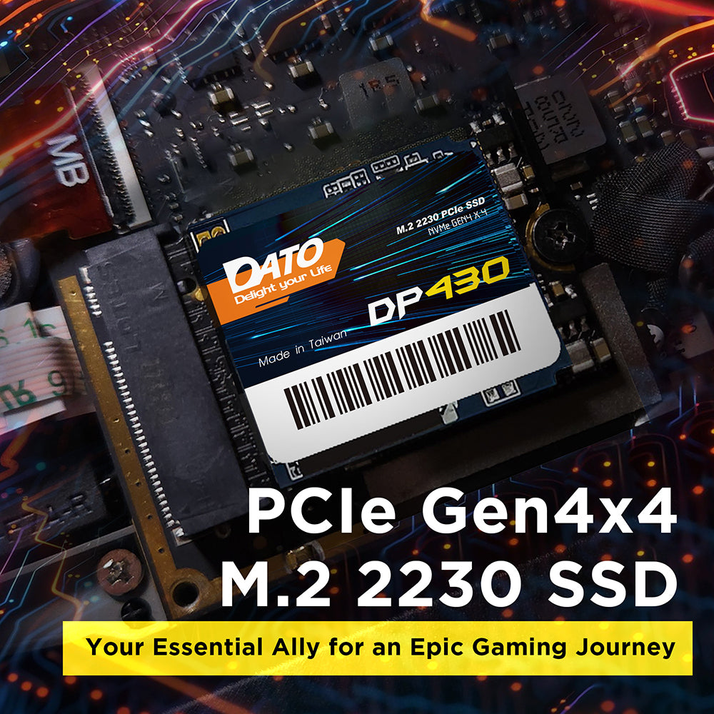 Solid State Drive (SSD) Dato DP430, NVME M.2 2230, PCIE Gen4x4, 1TB, Negro DP430SSD-1TB