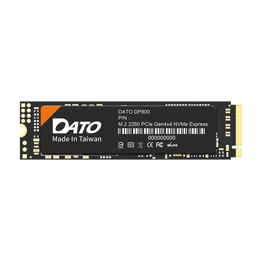 Solid State Drive (SSD) Dato DP800, NVME M.2 2280, PCIe, 512GB, Negro DP800SSD-512GB