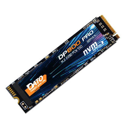Solid State Drive (SSD) Dato DP800 Pro, NVME M.2 2280, PCIe, 4TB, Negro DP800PSSD-4TB
