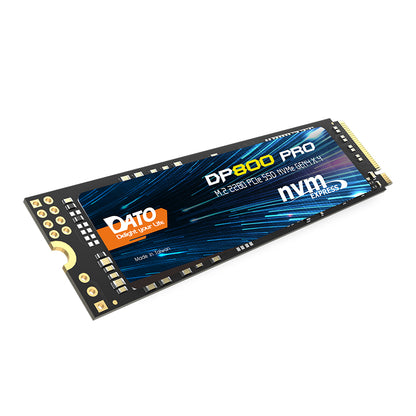 Solid State Drive (SSD) Dato DP800 Pro, NVME M.2 2280, PCIe, 4TB, Negro DP800PSSD-4TB