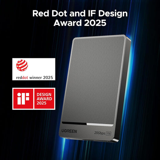 Solid State Drive (SSD Externo) UGREEN 35270, 1TB, Gris