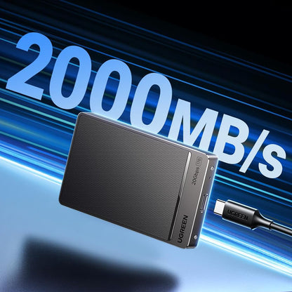 Solid State Drive (SSD Externo) UGREEN 35270, 1TB, Gris