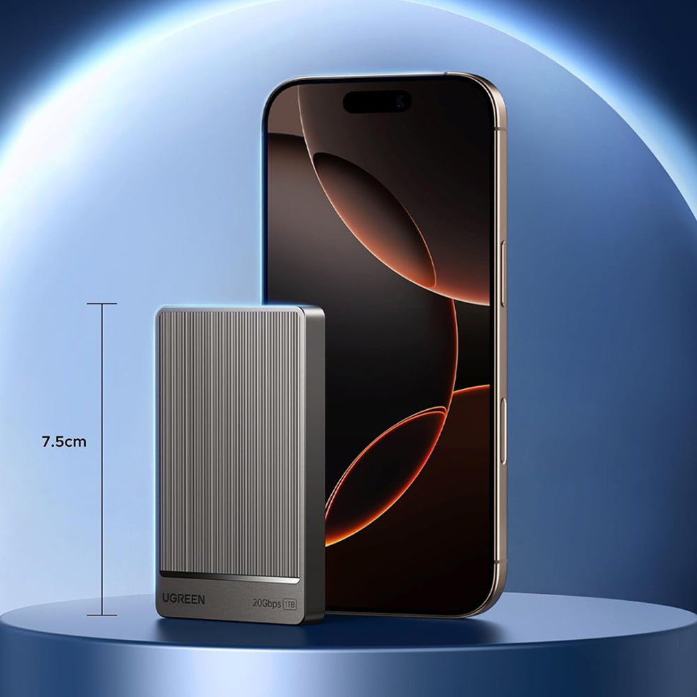 Solid State Drive (SSD Externo) UGREEN 35270, 1TB, Gris