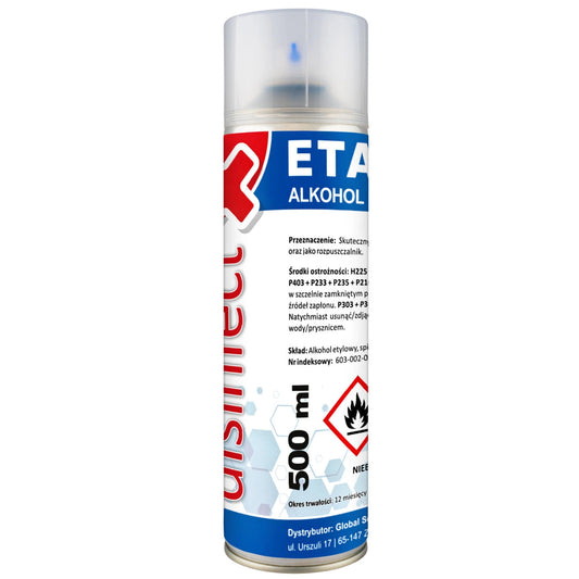 Spray de Limpieza con Alcohol Etílico OEM, 500ml