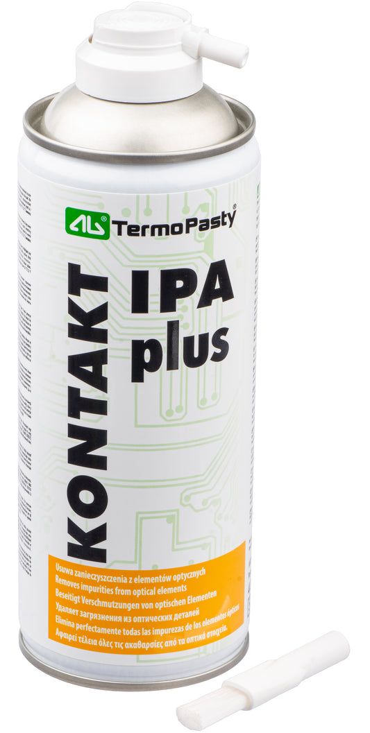 Spray de Limpieza Alcohol Isopropílico Termopasty Kontakt IPA Plus, 400ml