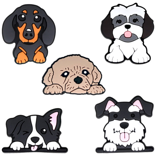 Pegatina 3D OEM Dog para Funda de Teléfono / Tableta, Set de 5 piezas, Multicolor