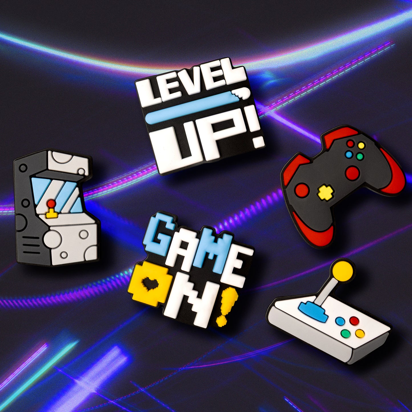 Sticker 3D OEM GameOn para Funda de Teléfono / Tableta, Set de 5 piezas, Multicolor
