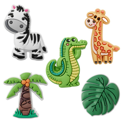 Pegatina 3D OEM Jungle para Funda de Teléfono / Tableta, Set de 5 piezas, Multicolor