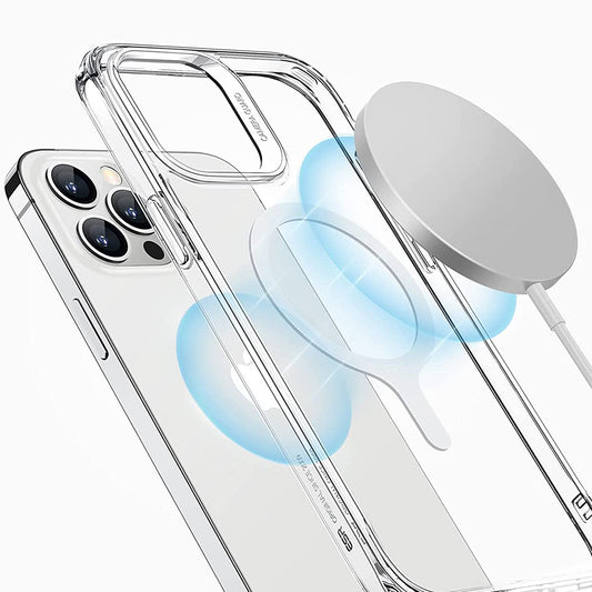 Pegatina Metálica ESR HaloLock, Set de 2 piezas, Blanco