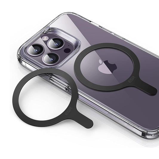 Pegatina Metálica ESR HaloLock, Set de 2 piezas, Negro