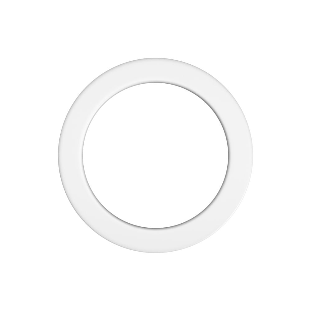 Pegatina Metálica Fija, Blanca