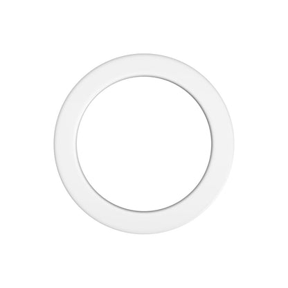 Pegatina Metálica Fija, Blanca