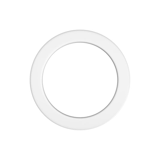 Pegatina Metálica Fija, Blanca