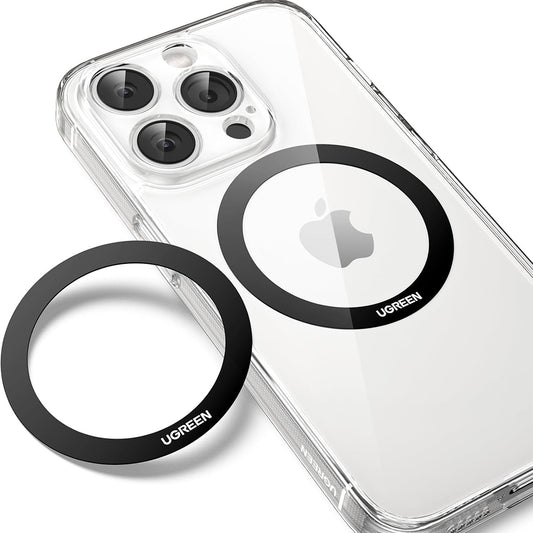 Pegatina Metálica UGREEN LP428 (25766), Set de 2 piezas, Negro