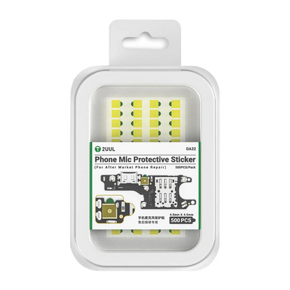 Pegatina de Protección para Micrófono 2UUL DA32, Set de 500 piezas