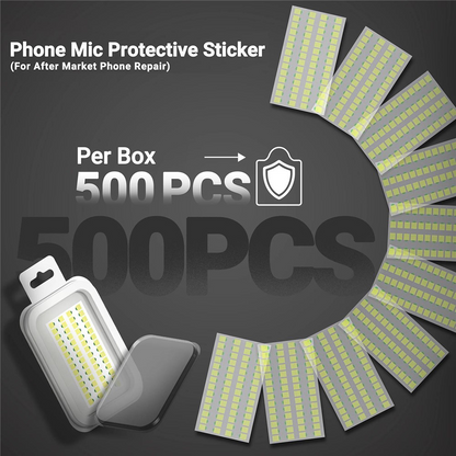 Pegatina de Protección para Micrófono 2UUL DA32, Set de 500 piezas