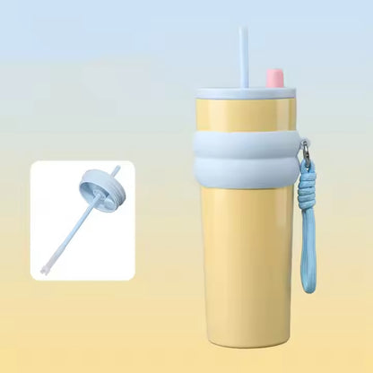 Techsuit THM7 Thermos Bottle, 710ml, Yellow