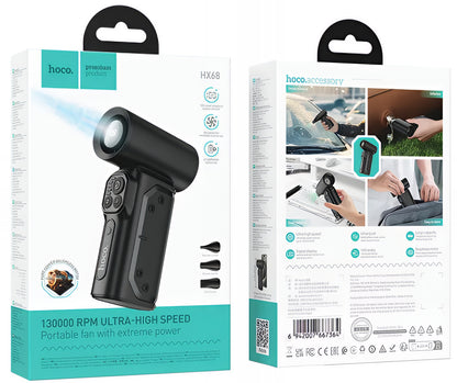 Soplador de Aire HOCO HX68, Negro