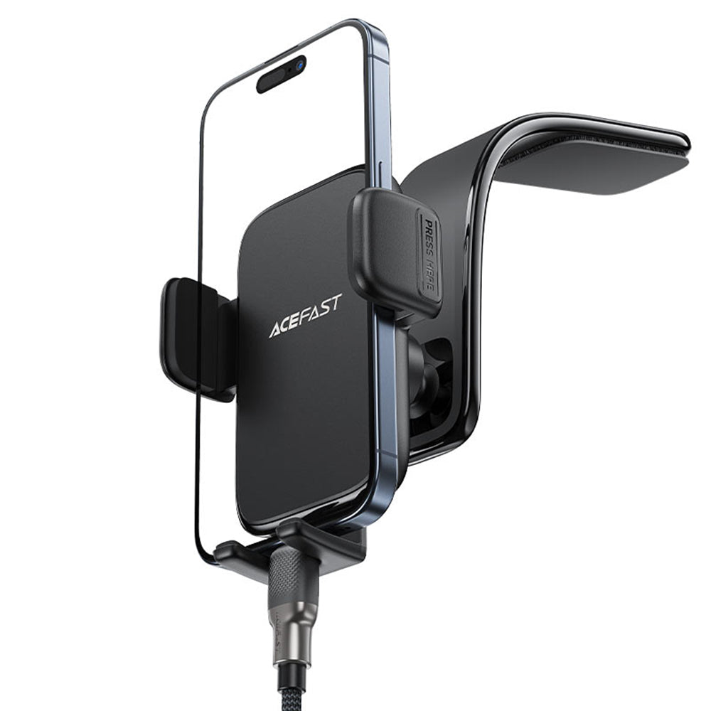 Soporte para Auto Acefast D28, 4.5 pulgadas - 6.7 pulgadas, Negro