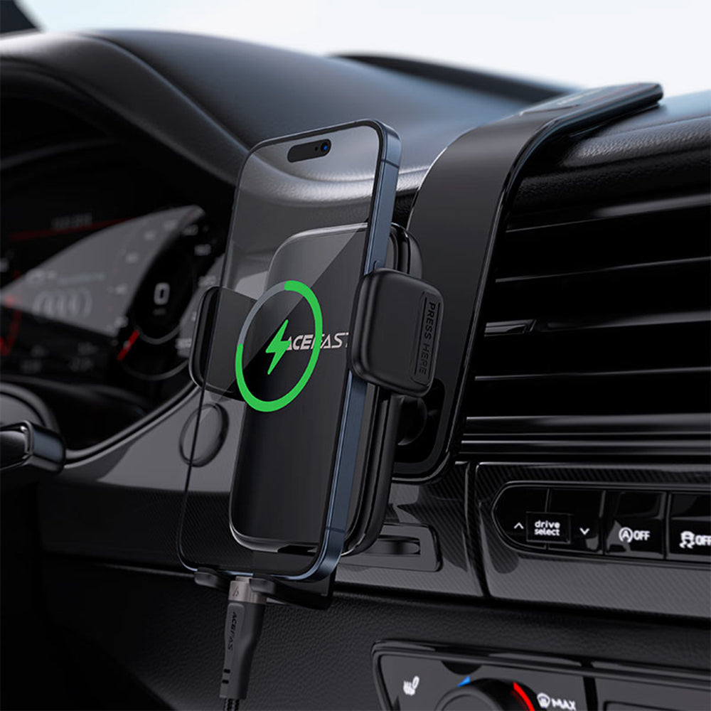 Soporte para Auto Acefast D28, 4.5 pulgadas - 6.7 pulgadas, Negro