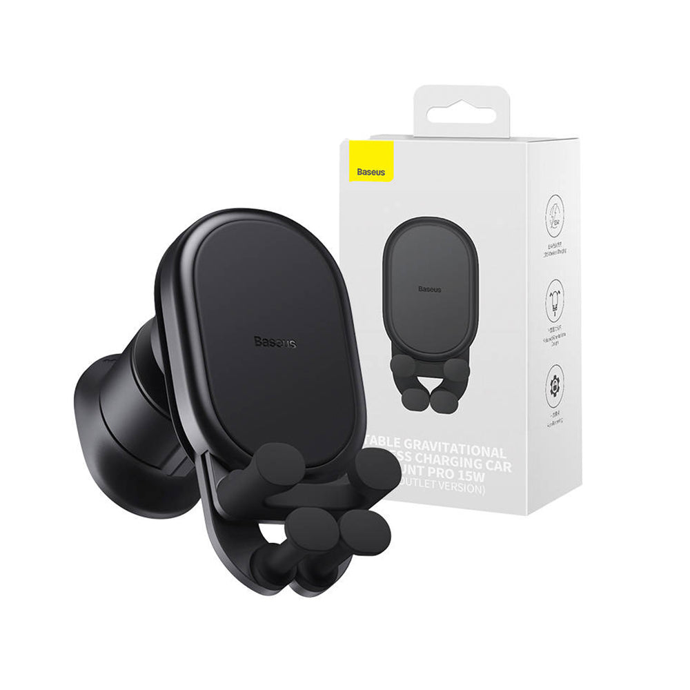 Soporte Auto Baseus Pro, Universal, Negro SUWX030001