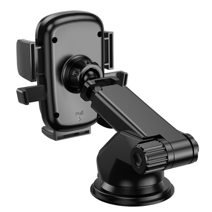 Soporte para coche Borofone BH60 Dainty, 4.5 pulgadas - 7 pulgadas, Negro