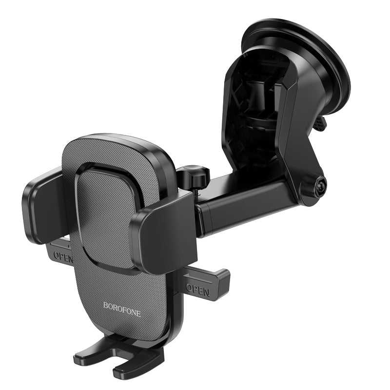 Soporte para coche Borofone BH60 Dainty, 4.5 pulgadas - 7 pulgadas, Negro