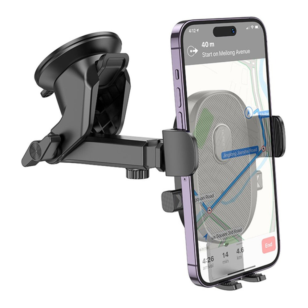 Soporte para Auto Borofone BH93 Grand, 4.5 pulgadas - 7 pulgadas, Negro