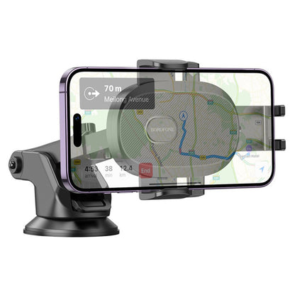 Soporte para Auto Borofone BH93 Grand, 4.5 pulgadas - 7 pulgadas, Negro