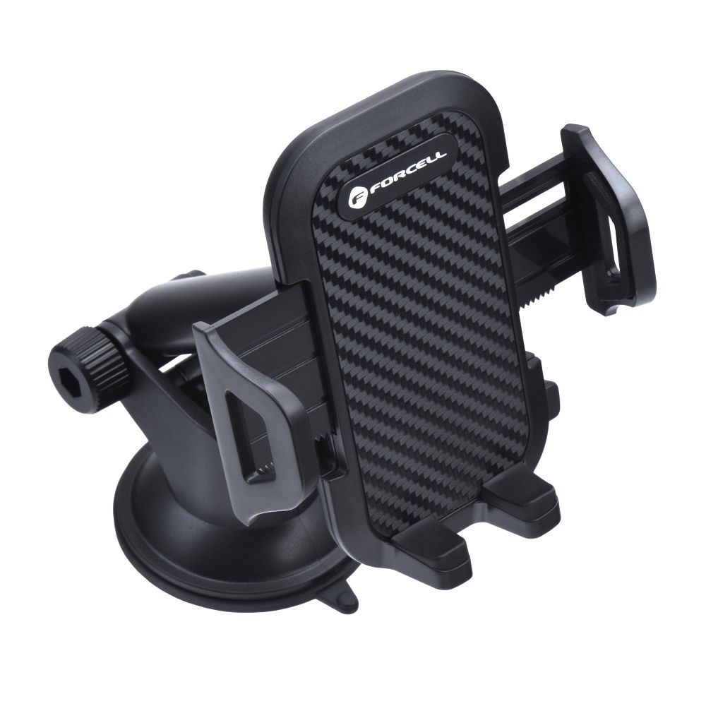 Soporte de coche Forcell Carbon Bracket A151, 62mm - 95mm, Negro