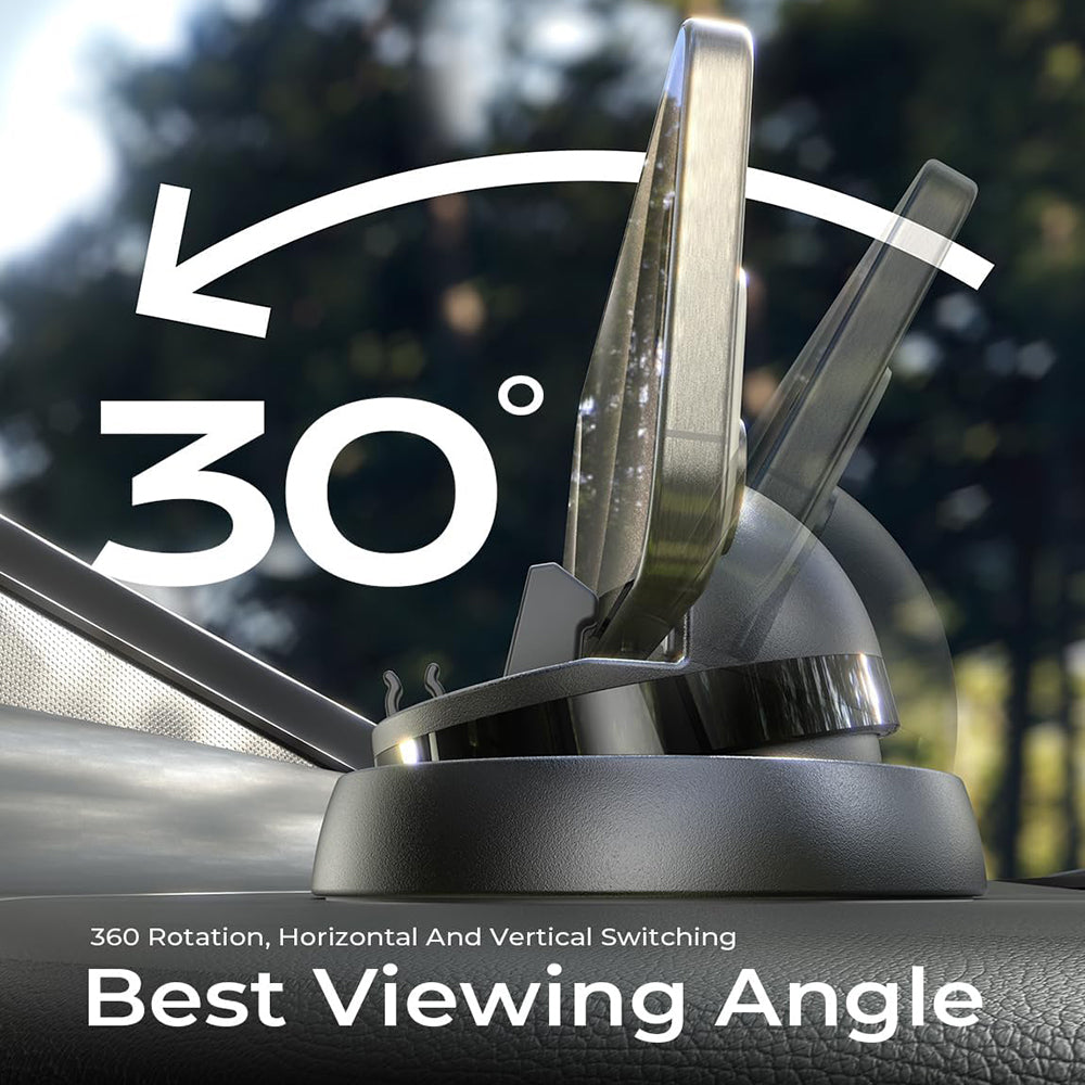 Soporte Auto Lisen para Teléfono / Tableta con grosor 6mm - 13mm, Negro YL0224060015